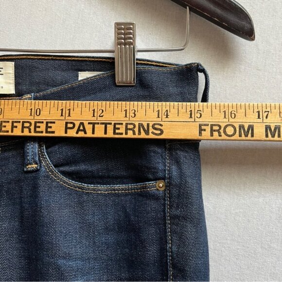 Frame Le Skinny de Jeanne Women's Dark Blue Denim Jeans 30” - Picture 10 of 13